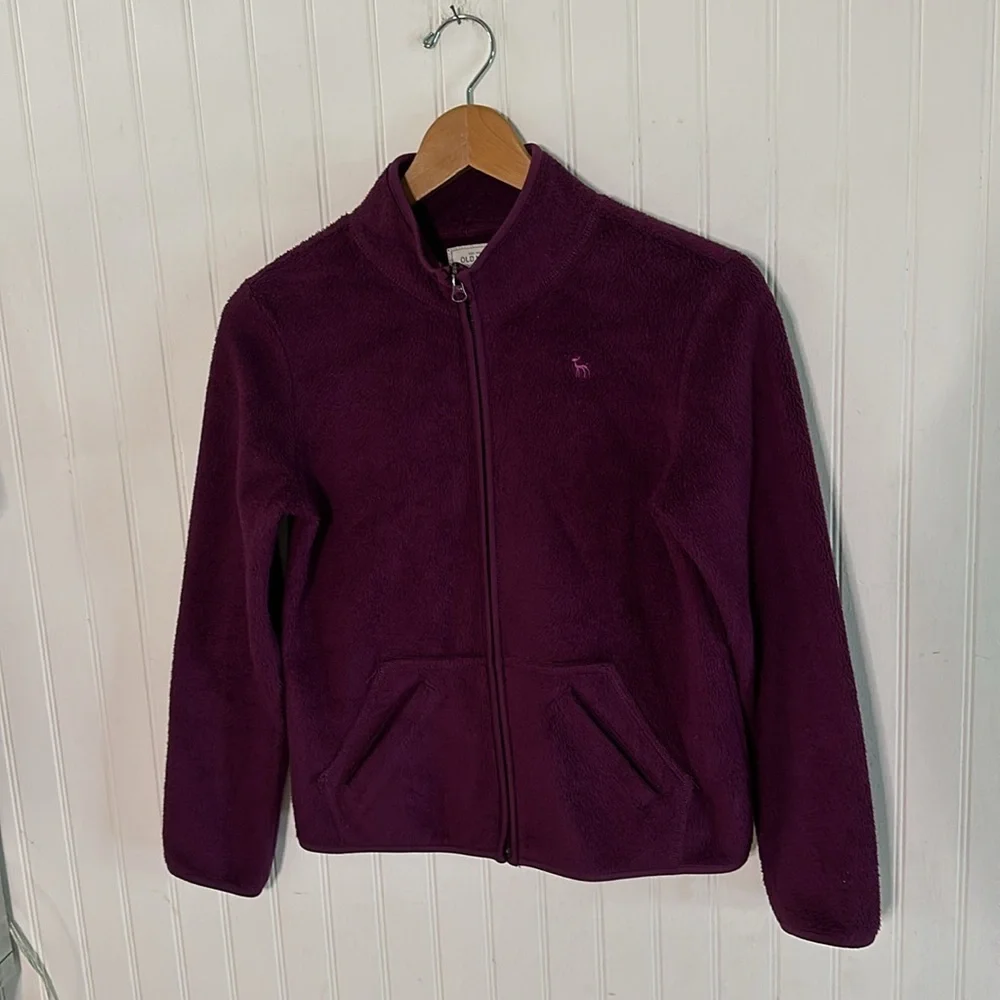 Old Navy Zip Up Purple Cardigan Like New sz XL